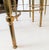 French Nesting Tables of Brass With Smoked Glass For Sale - Image 12 of 18