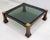 Mid-Century Modern Italian Walnut and Brass Coffee Table, 1970s For Sale - Image 10 of 10