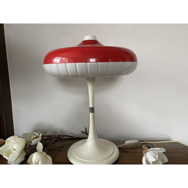 1960s Mid-Century Siform Mushroom Table Lamp from Siemens For Sale - Image 5 of 18