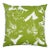 Schumacher x Trina Turk Palisades Palm Print Indoor/Outdoor Pillow 18" in Fern For Sale