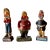 Vintage 1940s Snow White & the Seven Dwarfs Chalkware Figures Grumpy, Happy & Sneezy For Sale