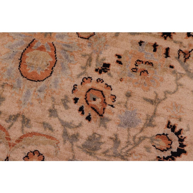 Pak-Persian Tan/Gold Wool Rug - 9'0'' X 11'10'' For Sale In New York - Image 6 of 9