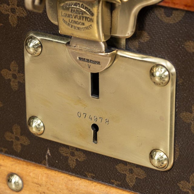 20th Century Trunk in Monogram Canvas from Louis Vuitton, France, 1930s For Sale - Image 18 of 18
