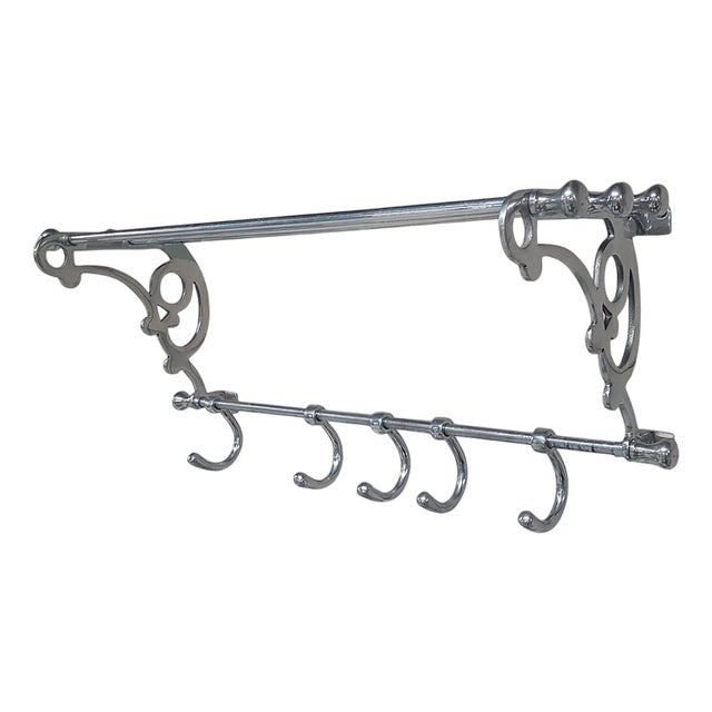 Art Nouveau Revival French Train Luggage Rack, 1970s For Sale
