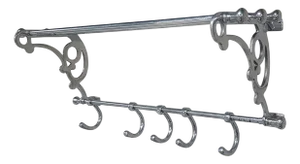 Art Nouveau Revival French Train Luggage Rack, 1970s