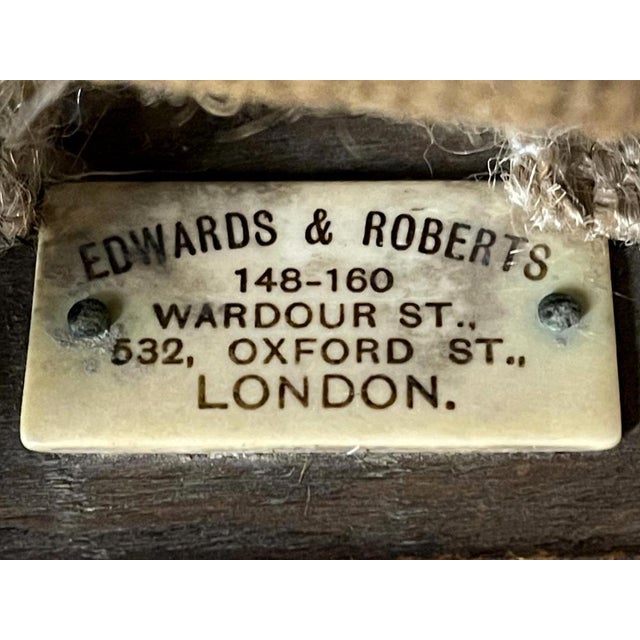 We are delighted to offer for sale this exquisite, highly collectable, original fully stamped Edward & Roberts desk chair...