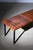 Oak Veneered Coffee Table with Abstract Enamelled Copper Plaquette, Italy, 1956 For Sale - Image 9 of 10