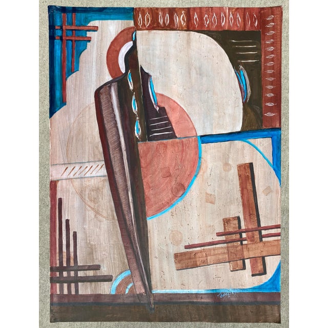 Acrylic on heavy paper by North Carolina artist Jean L. High (1929-2021). Signed lower right and titled on the back.