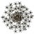Filigree Flush Mount with Crystal Flowers from Maison Baguès, France, 1920s For Sale - Image 18 of 18