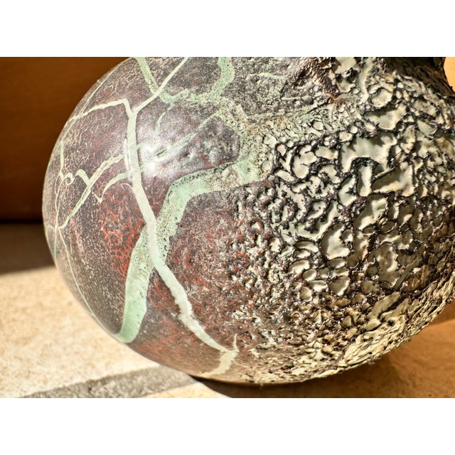 Beige Amphora Vase by Uwe Schellbach, Germany, 1990s For Sale - Image 8 of 11