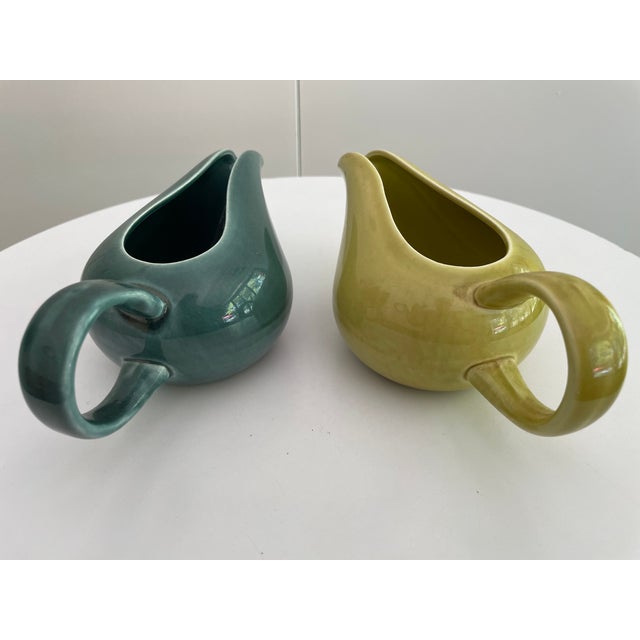 Mid-Century Modern 1950s Russel Wright Steubenville Creamers- Set of 2 For Sale - Image 3 of 9