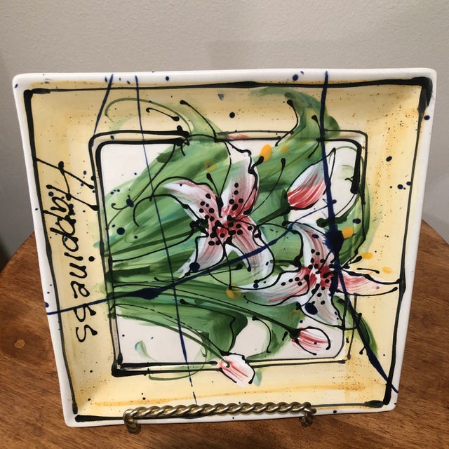 This fun and colorful pottery line from Donna Toohey was designed exclusively for Annie Kaill's. The 'Square Platter' is...