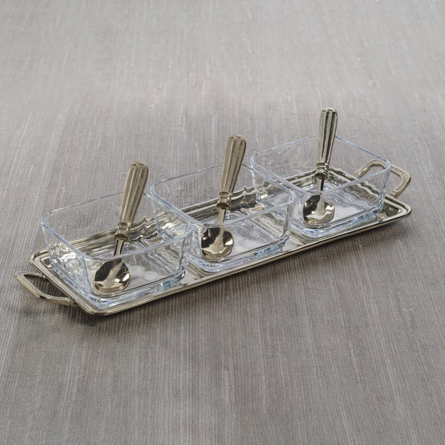 2020s Roussillon Condiment Set with Spoons For Sale - Image 5 of 7
