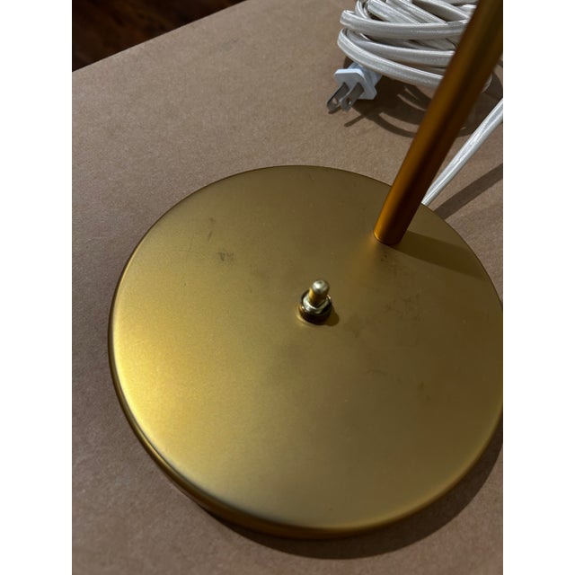 Mid-Century Modern Mid-Century Modern Gubi Gräshoppa Table Lamp in Blue Grey, Greta Grossman Design For Sale - Image 3 of 13