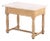 A French Beech Marble Top Table, C. 1890. For Sale