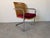 Wood Mid Century Modern Harvey Probber Style Chrome & Cane Cantilever Arm Chairs For Sale - Image 7 of 17