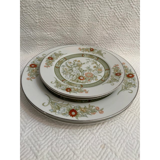 1970s 1978 “Kabuki” by Mikasa Chinoiserie Dinnerware - a Set of 4 Pieces For Sale - Image 5 of 6