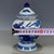 Chinese Chinese Blue & White Porcelain Covered Jar With Figural Warrior Scene For Sale - Image 3 of 9