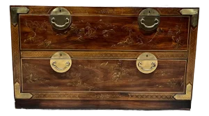 1980s Drexel Et Cetera Collection Chest of Drawers Chinoiserie