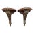 Pair of Mid-20th Century Decretive Wall Brackets For Sale