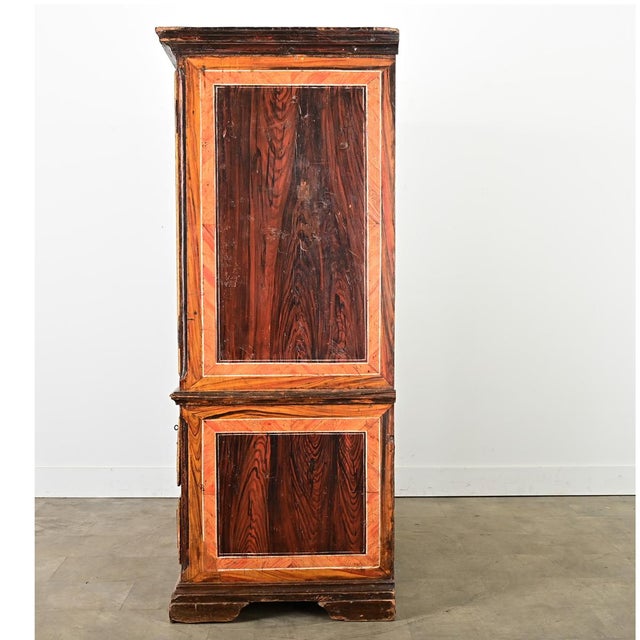 18th Century Portuguese 18th Century Faux Bois Painted Cabinet For Sale - Image 5 of 15