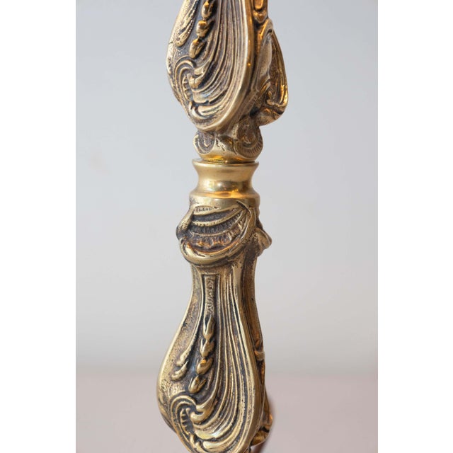 Metal 20th Century French Lamp For Sale - Image 7 of 9