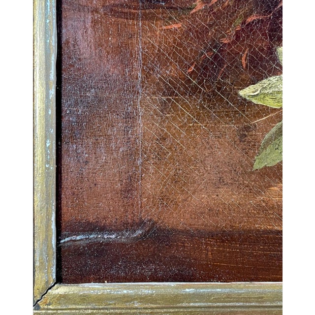Brown 17th Century Italian Still Life Oil Painting, Framed For Sale - Image 8 of 13