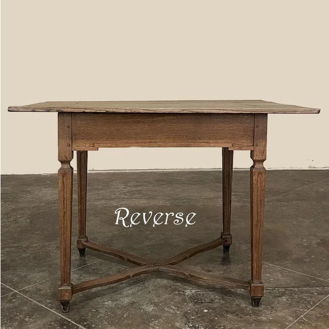 18th Century French Louis XVI Period Rustic Side Table For Sale In Dallas - Image 6 of 13