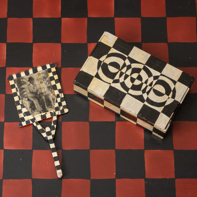 Paper Paul Walker - Outsider Art Box and Fan For Sale - Image 7 of 7