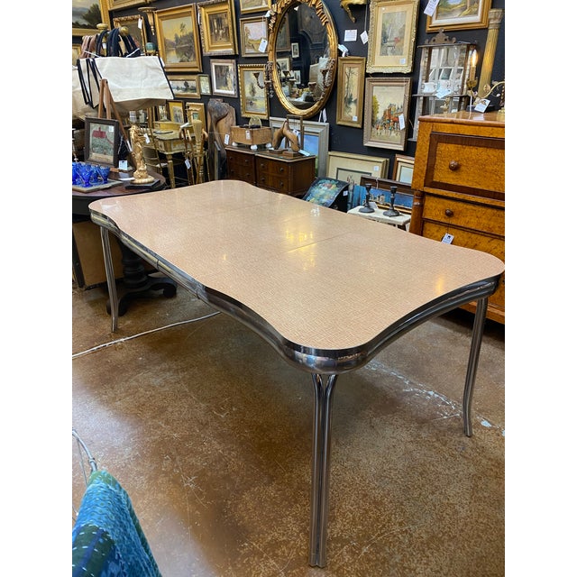 1950s Vintage Diner Table and Chairs For Sale - Image 5 of 10