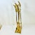1970s Vintage Hollywood Regency Boho Chic Brass Horn Fireplace Tools - Set of 5, After Maitland-Smith For Sale - Image 10 of 16