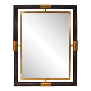 1970s Maitland Smith Penshell Inlaid Mirror For Sale