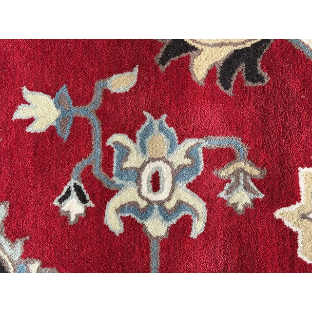 9ft X 11ft Woolmark Melting Oriental Wool Area Rug For Sale - Image 10 of 12