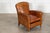 Animal Skin English Tan Leather Club Armchairs, 1920, Set of 2 For Sale - Image 7 of 17