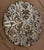 Early 21st Century Oversized Baroque Filigree Round Carved Medallion Wall Plaque With Metallic Micro-Beading For Sale - Image 5 of 12