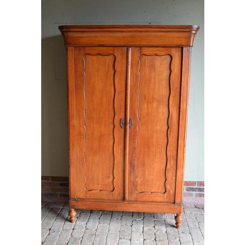 Biedermeier Cabinet in Oak For Sale - Image 9 of 10