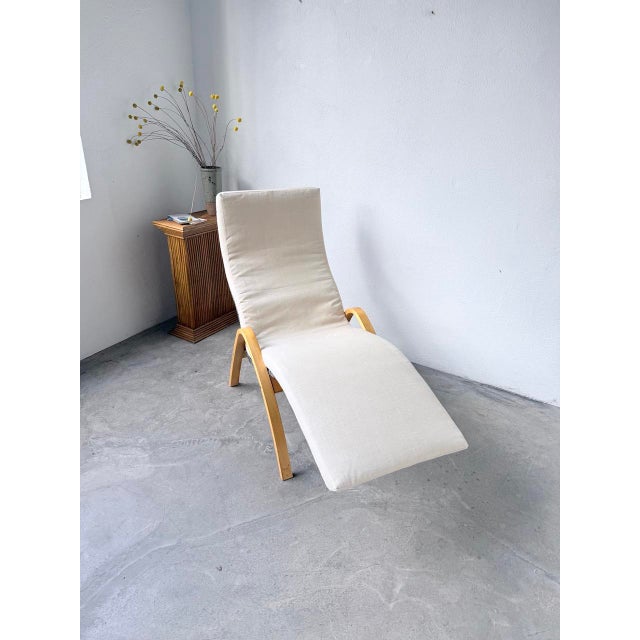 Vintage Bentwood Deck Chair by Kim Samson for Ikea, 1980s For Sale - Image 9 of 18