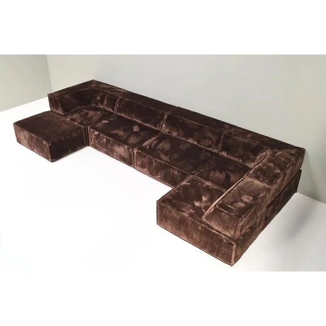 Chocolate Brown COR Trio Sectional Sofa, 1972, Set of 11 For Sale - Image 11 of 18