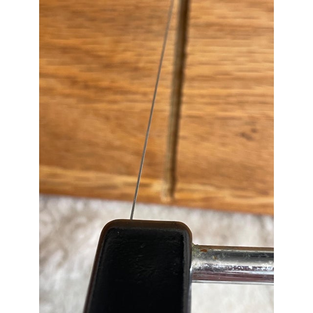 Vintage American Oak Wire Cheese Slicer by Vermillion, Made in Usa For Sale - Image 9 of 9