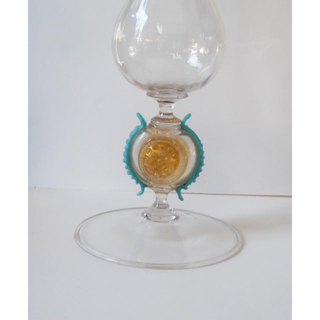 Benvenuto Barovier Venetian Glass Flute Vase For Sale - Image 4 of 6
