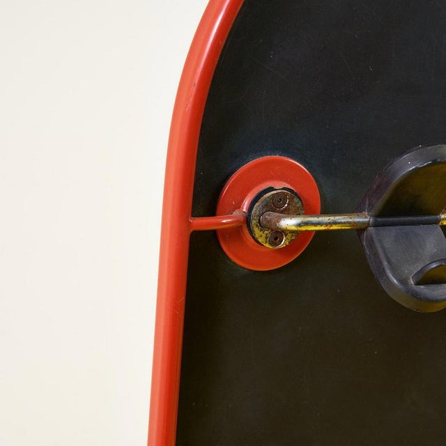 Vintage Mirror with Metal Base For Sale - Image 6 of 7