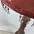 A striking vintage carved wood figural lamp depicting a serene temple guardian or deity figure standing in a prayerful...