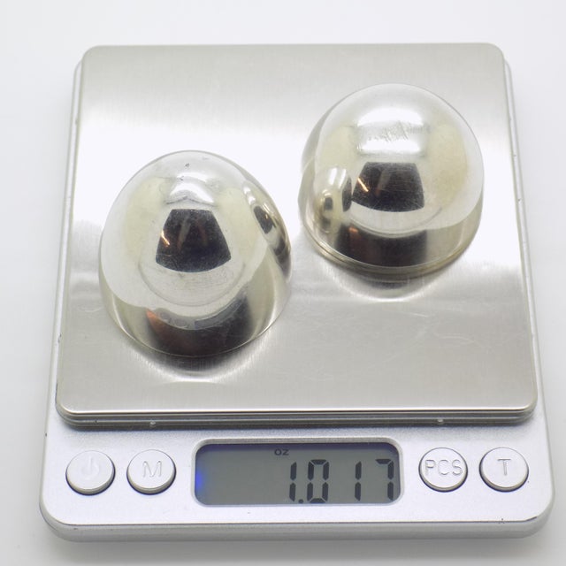 Vintage Italian Silver Egg Shaped Box, 1980s For Sale - Image 9 of 12