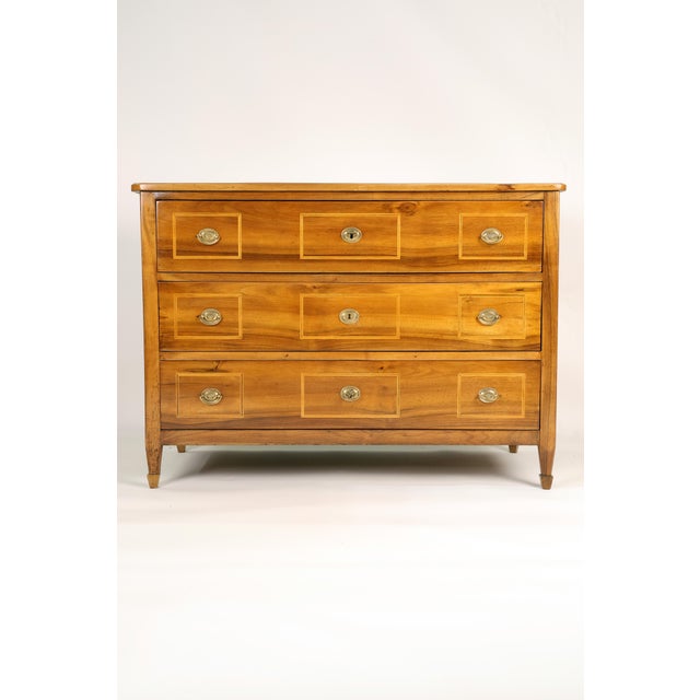 Louis XVI Chest of Drawers in Walnut, 1800s For Sale - Image 11 of 18