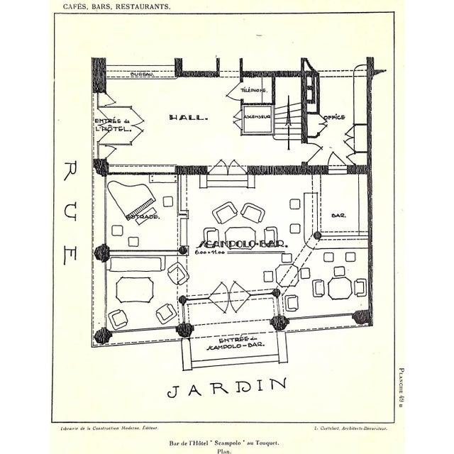 "Cafes-Bars Restaurants Ii" 1925 For Sale - Image 12 of 12