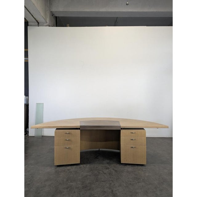 Large Semicircular Desk by André Putman for Ecart International, in Very Good conditions.