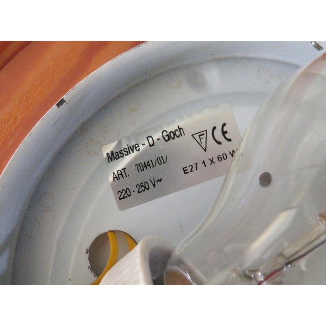 Mid-Century Wall Lamps or Ceiling Lamps from Massive Belgium, 1960, Set of 2 For Sale - Image 14 of 15