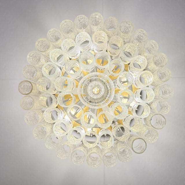 Mid-Century Modern Murano Glass Ceiling Light from Doria Leuchten, 1960s For Sale - Image 3 of 9