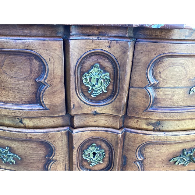 Mid 18th Century 18th C. French Regency Chest W/ Marble Top For Sale - Image 5 of 16