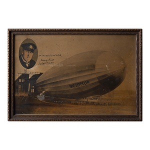 Dr. Hugo Eckener Graf Zeppelin Photograph, Signed, c.1928